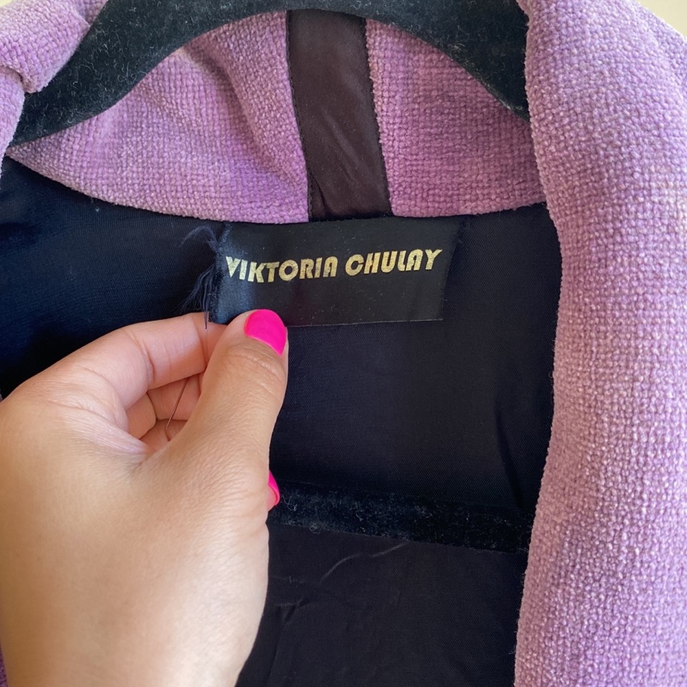 ✨Vintage✨ Victoria Chulay Wool Jacket Size L - Picture 2 of 5
